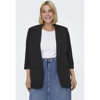 ONLY CARMAKOMA Carelly 3/4 LIFE TLR Noos Jackenblazer, schwarz, 44 Große Größen EU