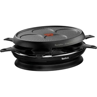 Tefal Crpes Party RE320812 Racletteofen, Schwarz