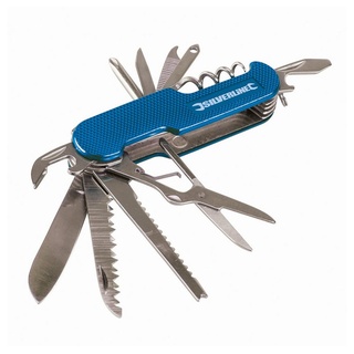 Silverline Taschenmesser mit 14 Funktionen blau