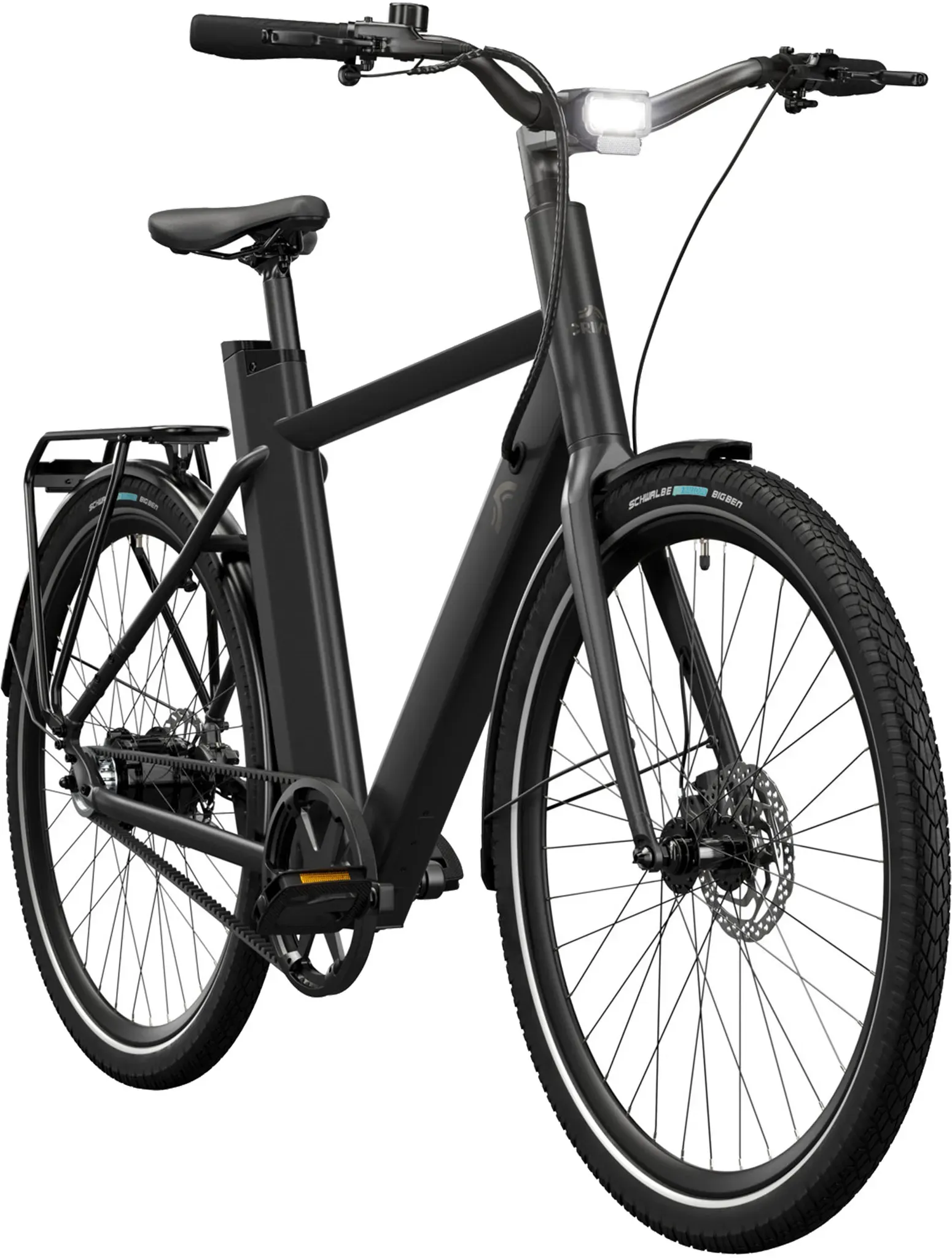 CRIVIT Urban E-Bike X.3 Belt Drive (All Black)