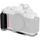 SmallRig 5706 L-förmige Montageplatte mit Silikongriff für Nikon Z f silber