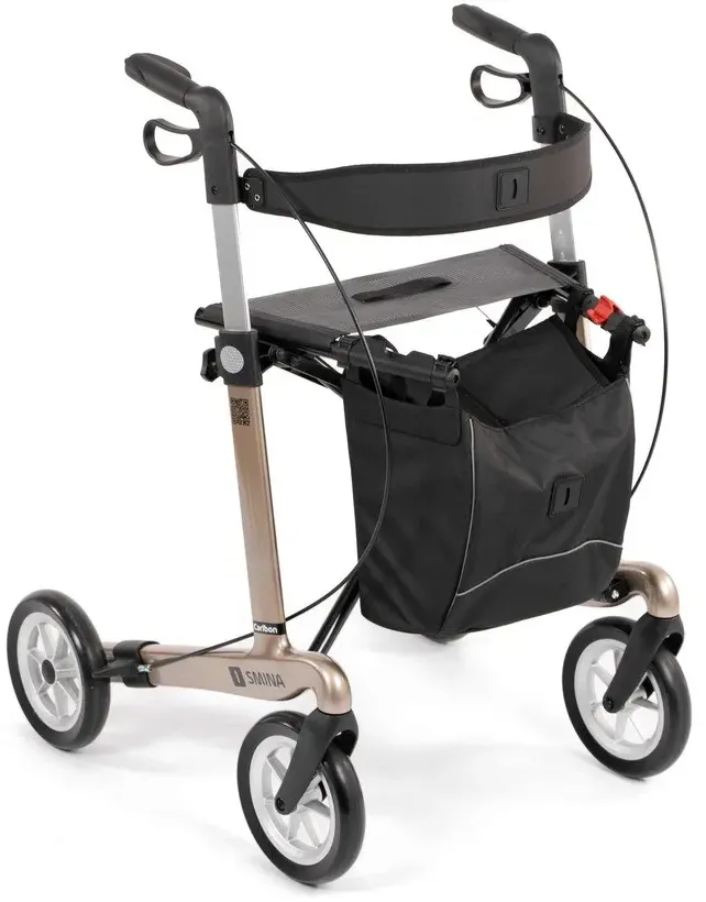 SMINA Carlbon Carbon Rollator Gr. M Champagner Gold