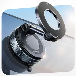 Lamicall Magnetischer Handyhalterung Auto für Magsafe Autohalterung - [TOP Vakuum Saugnapf & 24X Magnete] Mag Safehalterung Auto Handy Halterung, 360° Drehbar KFZ Halter für iPhone 17 16 15 14 Pro Max