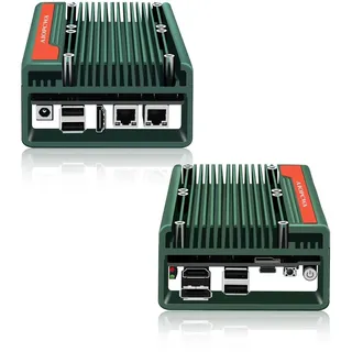 AIOPCWA N100 Fanless Mini PC, Designed for DIY / 3D Printing Enthusiasts,12th Gen N100, 2 x I226V 2.5GbE LAN, Micro Firewall Appliance, PCIe×8, TF, DDR5 8GB RAM 128GB SSD