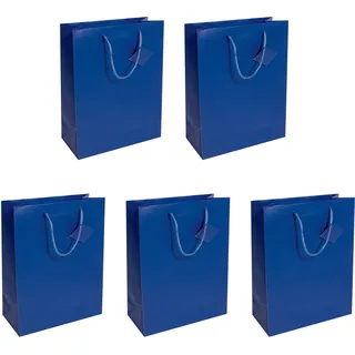 Sigel Geschenktüten blau 26,0 x 33,0 cm