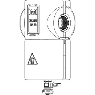 Hydronic Engineering Pneumatex Abscheider Zeparo Cyclone Dirt und Magnetit ZCDM Set 20 - 107 mm X 72 mm X 226 mm
