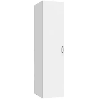 WIMEX Schrank 1-türig - weiß - Maße cm B: 50 H: 185 T: 40.0