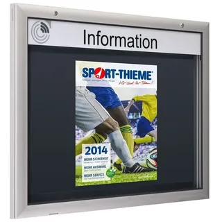 Schaar Design Stauraumvitrine Flachschaukasten Querformat Für öffentliche Einrichtungen, Schulen, Kindergärten
