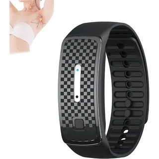 Matteo Ultraschall-Körperform-Armband, Lymphdrainage, magnetisches Armband, magnetisches Lymph-Detox-Drainagearmband für alle Männer und Frauen (schwarz)