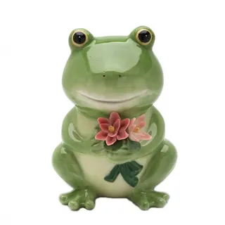 Cosmos Frosch Spardose aus Keramik, 12,7 cm hoch 12,7 cm