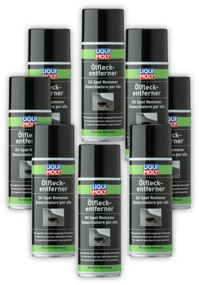 8x Reiniger LIQUI MOLY 3315 Öl-Fleck-Entferner Untergrund Boden Reinigung 400ml