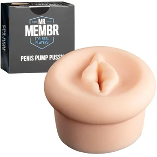 MR.MEMBR Penis Pumpe Zubehör - Realistischen Penis Aufsatz für Ihre Penis Vakuumpumpe - Taschenmuschi für Penispumpe - Sex Toyset für Man - Zubehör für Vakuumpumpen Penis - Penispumpe Aufsatz