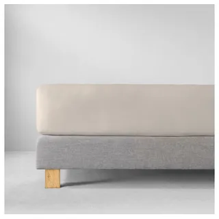 Estella Spannbettlaken Zwirnjersey 90 x 190 - 100 x 200 cm Puder