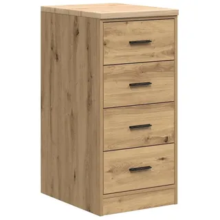 vidaXL Garagen-Aufbewahrungsschrank Artisan-Eiche Massivholz Kiefer, Schrank, Werkzeugschrank, Lagerschrank, Garagenschrank, Aufbewahrungsschrank