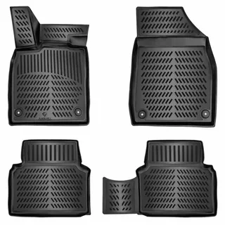 Elmasline 3D Gummimatten Set für KIA EV-6 2021-2024 (EV6) | Hoher Rand | Zubehör | Fußmatten