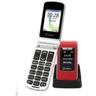 Olympia Style Duo 4G Senioren Mobiltelefon große Tasten Klapphandy rot