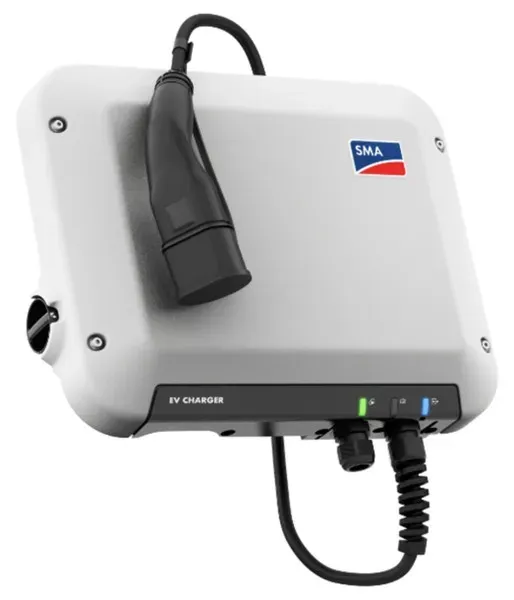 SMA EVC22-3AC-10 Wallbox EV Charger 22kW, 5m Ladekabel Typ 2