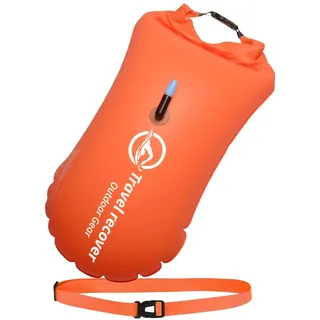 Dry Bag Schwimmboje Erwachsene Schwimmboje Trockensack Offenes Wasser Sicherheit Float Sichtbare Schwimmboje Verstellbarer Schwimmgürtel Schwimmboje mit Gürtel Pool Boje für Erwachsene