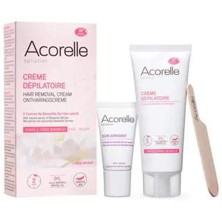 Acorelle Gesichtspflege HAARENTFERNUNGSCREME GESICHT SENSIBLE HAUT, 75 ml