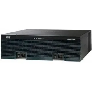 Cisco 3925, 10,100,1000 Mbit/s, 10/100/1000Base-T(X), IEEE 802.1Q,IEEE 802.1ag,IEEE 802.3,IEEE 802.3ah, MPLS, BGP,EIGRP,IGRP,IS-IS,OSPF, IPSec - Schwarz