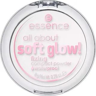 Essence All About Soft Glow! transparenter Fixierpuder zur Verjüngung der Gesichtshaut 8 g