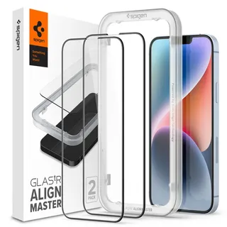 SPIGEN ALM Glass FC black / iPhone 14/13 Pro/13