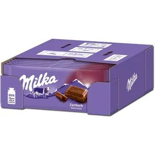 MILKA Zartherb Schokolade 25 Packungen 90 g