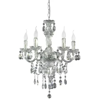 Trio Reality|Trio Acryl Kronleuchter Lüster, 5-flammig ~ klar