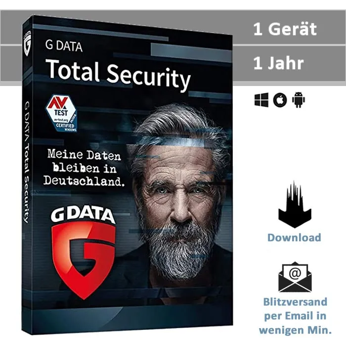 G DATA Total Security 2026, 1 Gerät - 1 Jahr, Download
