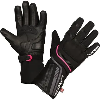 Modeka Makari Damen Motorradhandschuhe, schwarz/pink, (L)