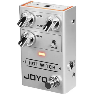 JOYO Fuzz Pedal mit Mehreren Fuzz-Effekten von Modern bis Klassisch für E-Gitarre True Bypass (Hot Witch R-25)
