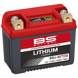 BS Battery BSLI-02 Max Lithiumbatterie - Black - One Size