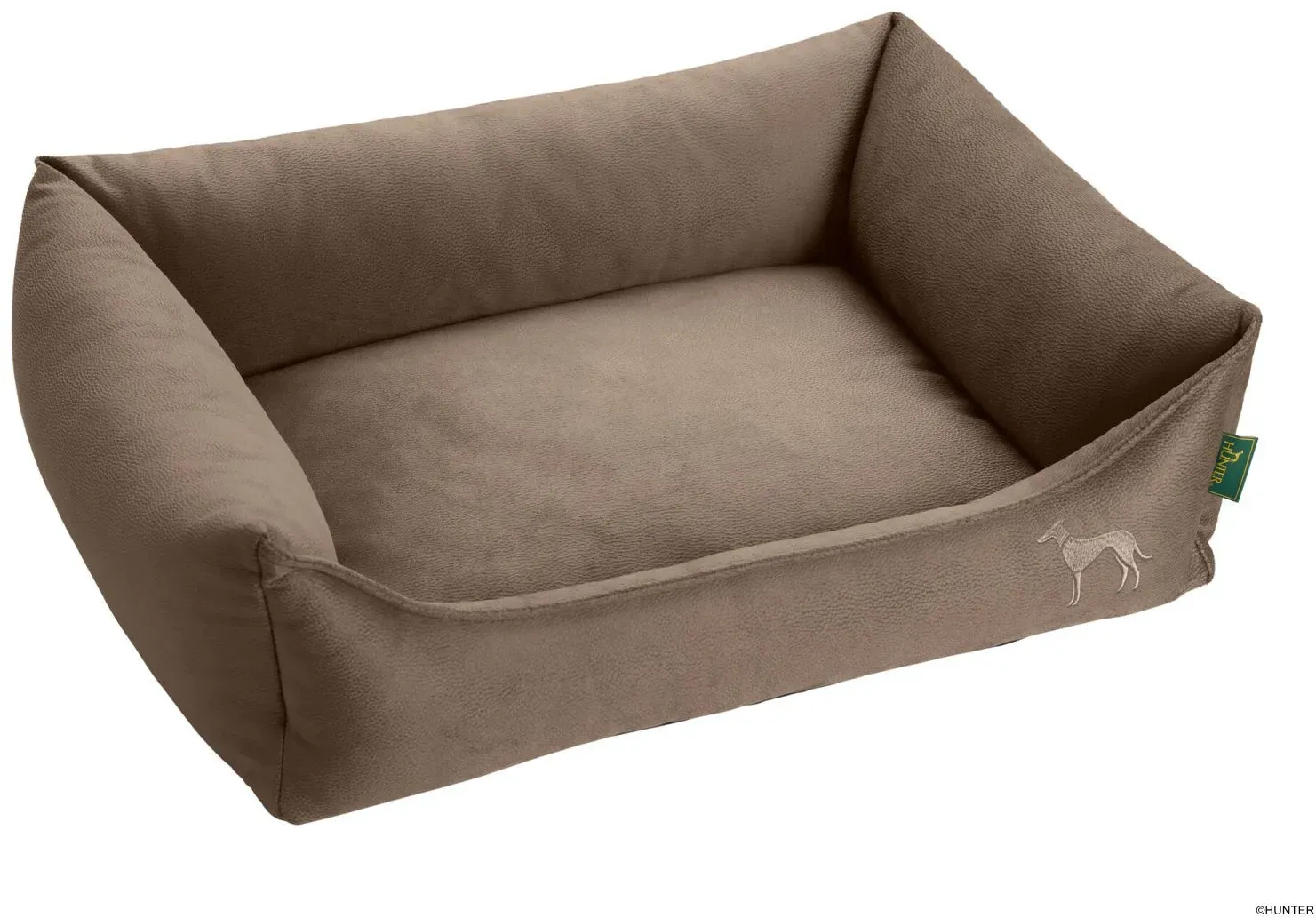 HUNTER Orthopädisches Hundesofa Merida XL (120 x 80 cm), taupe
