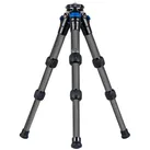 Sirui Compact XL Carbon Stativ ohne Kopf (Carbon), Stativ, Schwarz