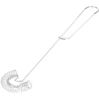2 Stück Schneebesen, kleiner Schneebesen, Schneebesen, Edelstahl, Schneebesen, flache Federspirale, Schneebesen, Eieraufschäumer