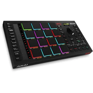 Akai Professional MPC Studio - MIDI Controller Beat Maker mit 16 anschlagdynamischen RGB Pads, MPC Software, zuweisbarem Touch Strip und LCD Display