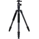 Rollei C6i Carbon Stativ, Höhe bis 172 cm, für Smartphone & Kamera, mit Kugelkopf, Drei-/Einbein