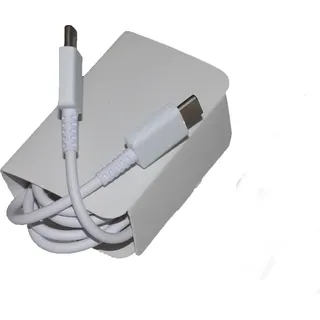 Typ-C Schnell-Ladekabel für Original Samsung Galaxy A12, A22, A22 5G Datenkabel super-schnell weiß 1m beidseitig USB Type-C super-fast-Charging C... - Weiß