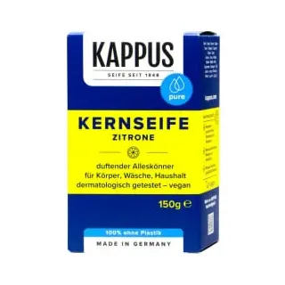 Kappus Zitrone, Festseife, im Stück,
