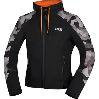 IXS Moto Camo Motorrad Textiljacke, schwarz-mehrfarbig, Größe M