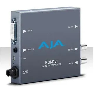 Aja ROI-DVI - DVI to 3G-SDI/HD-SDI/SDI video and audio converter scaler, (ROI-DVI)