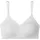 Invisible Soft Bustier herausnehmbare Pads verstellbare Träger für Damen 100 WEISS 44