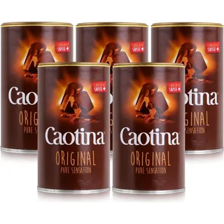 Caotina Original Trinkschokolade - Kakaopulver Schweizer Schokolade (5er Pack)