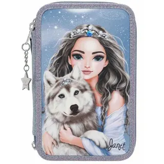 DEPESCHE 3-Fach Federtasche WOLF TOPModel 7 x 13 x 20 cm