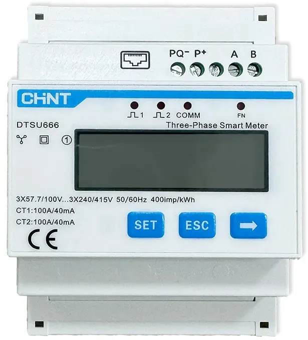 Haier Stromzähler Smart Meter, 3-phasig (CT-los) für E-Tower HV - 0% MwSt. (gemäß§12 Abs.3 UstG**)