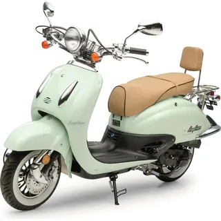 Motorroller Retro EasyCruiser Eco Mint 50ccm 25 kmh Mofa Scooter - Türkis