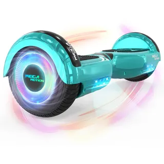 MEGA MOTION Hoverboards für Kinder, 6.5 Zoll Zweirad Selbstbalancierendes Hoverboards mit Bluetooth Lautsprecher, Kommt mit cool leuchtendem Rad, mit LED-Leuchten, Geschenk für Kinder und Jugendliche