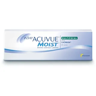 Acuvue Johnson & Johnson 1-Day Acuvue Moist Multifocal (30er Packung) Tageslinsen (4.5 dpt – BC 8.4) mit UV-Schutz