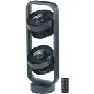 Standventilator mit 2 Rotoren, 3 Stufen, Oszillation, Timer, 70 Watt