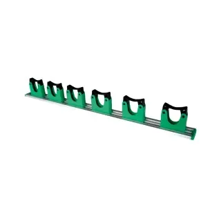 Unger HO700 Wandhalter für Teleskopstangen Hang Up, 70 cm Halter für 6 Geräte/Stiele